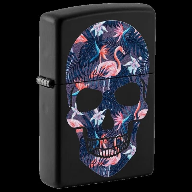 ZIPPO 49771 Flamingo Skull Design