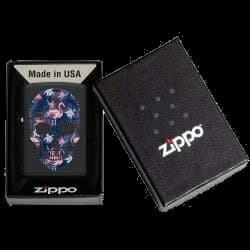 ZIPPO 49771 Flamingo Skull Design