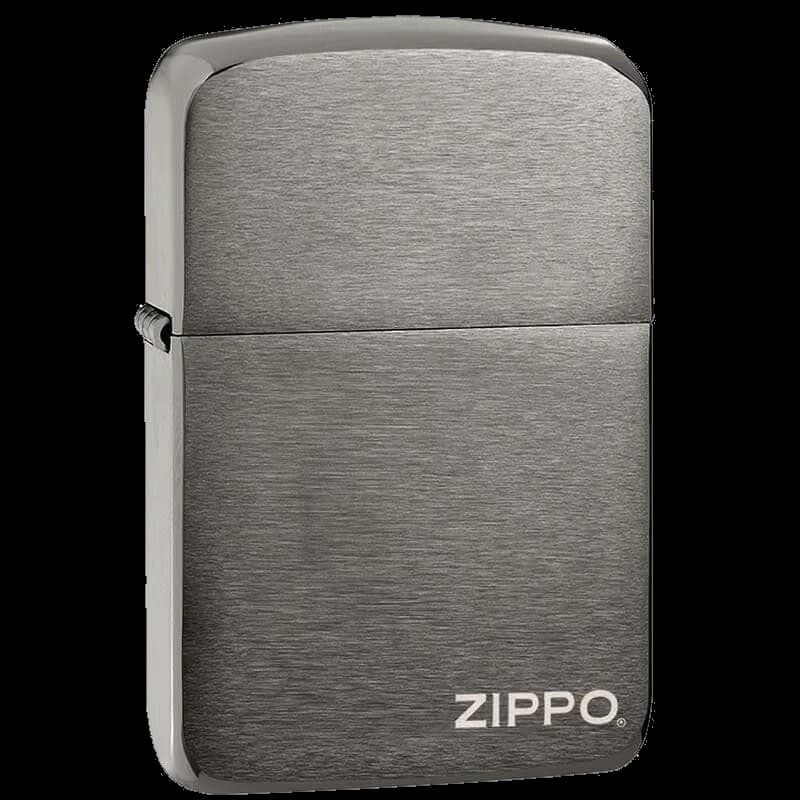 ZIPPO 24485 Black Ice Zippo Logo